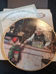 R3 Collection Of E.M. Knowles 'Coming Of Age' Norman Rockwell Plates