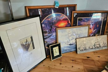 R2 Lot To Include Wall Art And Framed Puzzles