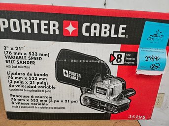 RMC Porter Cable Variable Belt Sander In Box