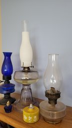 R4 Collection Of Oil Lamps In Assorted Sizes