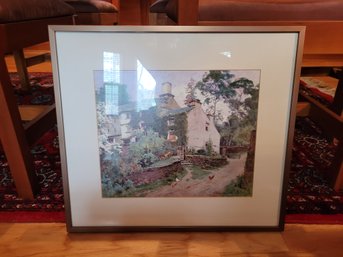 R1 Wood Farm , Troutbeck. 1916 Framed Print By A. Heaton-Cooper 1863-1929