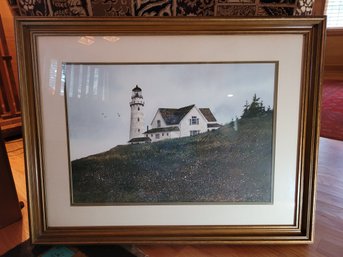 R1 The Sentinal, Two Lights, Maine Light House Print 773 By Robert Sugita