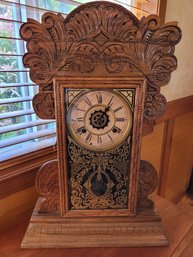 R1 Wooden Table Top Clock From Waterbury Clock Company