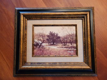 R1 Robert Nidy Framed  Signed Print 'Pacheco Creek' 49/50