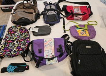R3 Variety Of Backpacks, Luggage Bags, And Timbuk 2 Crossbody Bags