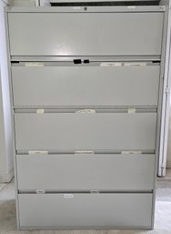 R10 Very Large 5 Drawer Receding Lateral File Cabinet