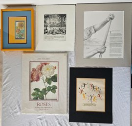 R10 Print Of Pablo Picasso's 'Dance Of Youth,' Print From Stan Washburn's 'Vice And Folly,'  And Other Artwork