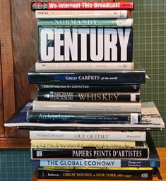 R2 Lot Of Books To Include Titles Such As 'Century,' 'Archipelago,' 'We Interrupt This Boradcast,' And More