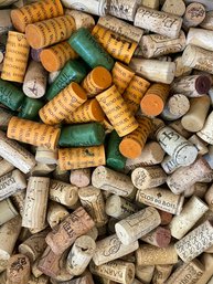 Collection Of Wine Corks From Various Wineries