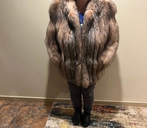 Evans Collection At Goldsmiths 100 Percent Fox Fur Coat