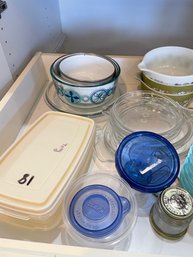 Plastic Containers, Glass Bowls, Ramekins, Kitchenware