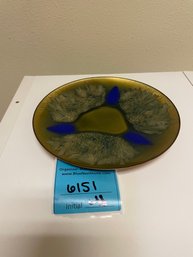 Copper Enameled Decorative Plate