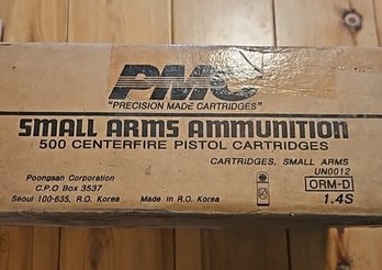 R2 Unopened Box Of Korean Small Arms Ammunition
