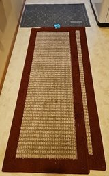 R11 Two Hallway Rugs And Entrance Mat