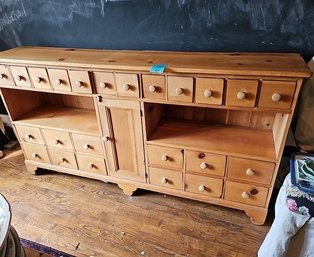 R4 Wooden Cabinet With Small Drawers And Empty Space