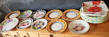 R4 Lot To Include Variety Of Mismatched Plates