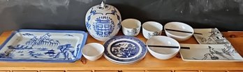 R2 Lot To Include Asian-style Dishware And Decor