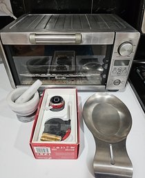 R10 Breville Toaster Oven, Marble Mortar/Pestle, IGrill Mini, And Norpro Spoon Holder