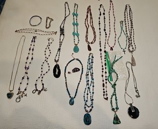 R1 Costume Jewelry With Necklaces, Bracelets, And Additional Jewelry Pieces