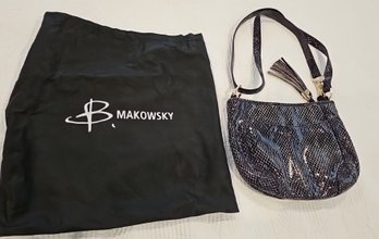 R3 Makowsky Purple Reptile Skin-style Purse