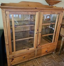R7 Solid Wooden Cabinet With Two Bottom Drawers