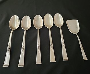 R8 Reed & Barton Sterling Classic Rose Spoons