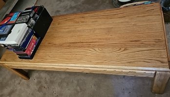 R7 4ft 8in Long Wooden Coffee Table With Drawer