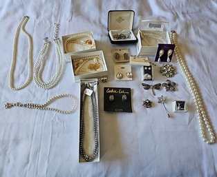 R9 Costume Jewelry Including Earrings And Necklaces