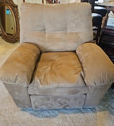 R2 Very Comfy Light Brown Rocking Chair Recliner