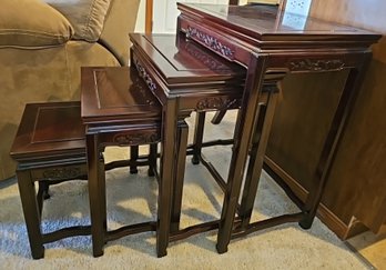 R2 Set Of Four Wooden Nesting Tables