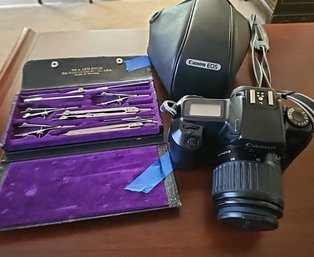 R4 Canon EOS 1000 QD And Architect Drafting Tools