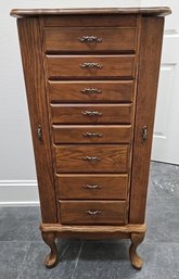 R2 Wooden Jewelry Chest Approximately 3ft 5in Tall