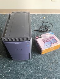 Sony VAIO Tower With Hard Drive Removed, Cd Rewriter And DVD-rOM Reader