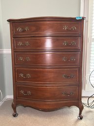 R7 French Style Five Drawer Tall Dresser
