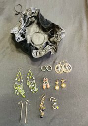 Rm6 Costume Jewelry To Include Eight Pairs Of Jewelry