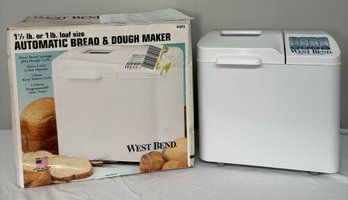 BNH West Bend 1.5 LB Automatic Bread & Dough Maker, Turned On At Time Of Lotting