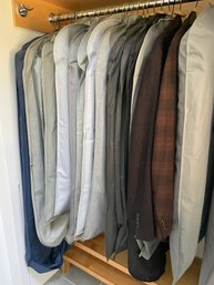 Variety Of Mens Suits And Linens