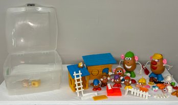 BNH Mr Potato Head Vintage Toy Collection To Include A Plastic Bin