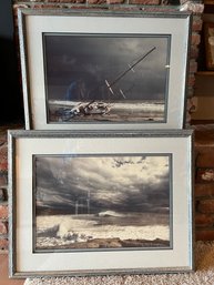 R13 Large Professionally Framed, Double Matted Photo Prints 27.5in X 22in