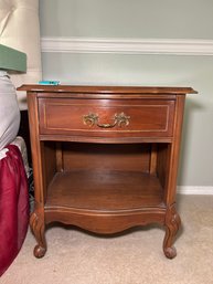 R7 French Style Wood Nightstand Side Table With One Drawer Contents Included