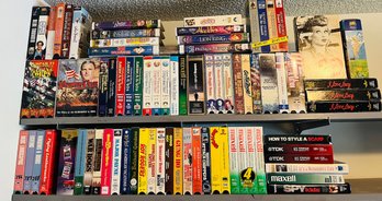 R10 Lot Of VHS Tapes Disney Black Diamond, War Films, I Love Lucy, Brand New Blank Tapes