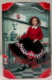 BNH Mattel Barbie Coca-Cola Collectors Edition Doll In Box