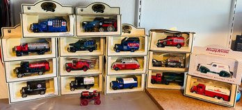 R10 Vintage Lledo Die-Cast Car Collection Truck, Trailer, Oil Truck, Fire Tuck, Semi Truck