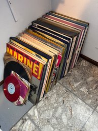 R10 Vinyl Records LP Lot Includes Making Of A Marine, Gene Autry, Johnny Cash, Jim Reeves, Ricky Nelson