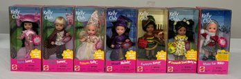 BNH Seven Kelly Club Barbie Dolls By Mattel In Boxes