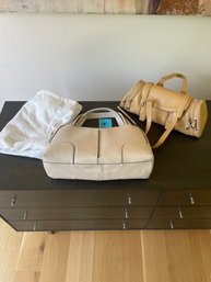 One Cole Haan Handbag And One Fratelli Rossetti Handbag