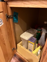 Cleaning Supplies Under Kitchen Sink