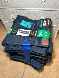 R7 Ten Pairs Of Mens Kirkland Dark Wash Denim Jeans Size 38x30 New With Tags