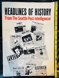 R10 Headlines Of History From The Seattle Post-intelligencer 80 Pages PNW