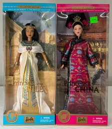 BNH Princess Of The Nile And Princess If China Barbies From The Princess Dolls Of The World Collectors Editio